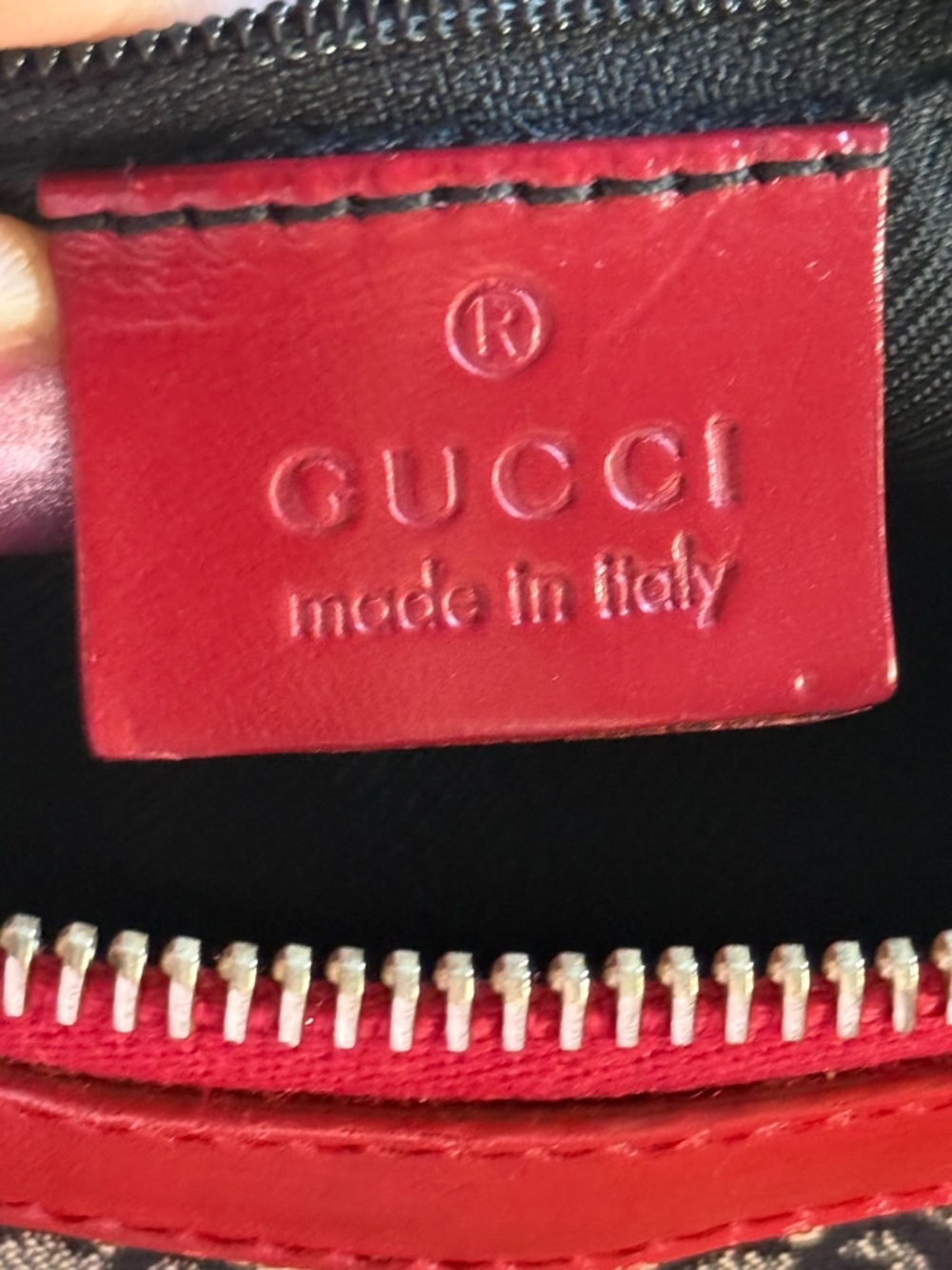 Authentic Gucci Boston Bag canvas & leather  EUC - Picture 11 of 13